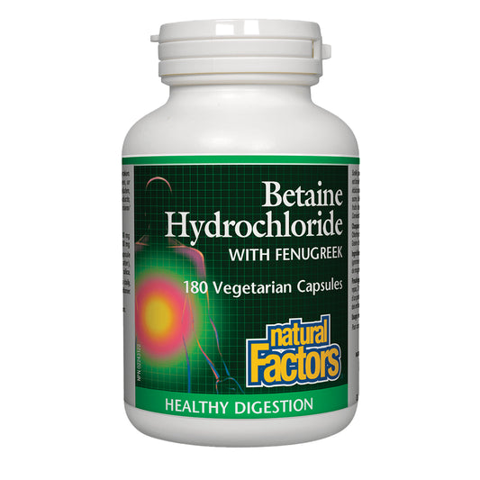 Natural Factors Betaine Hydrochloride With Fenugreek