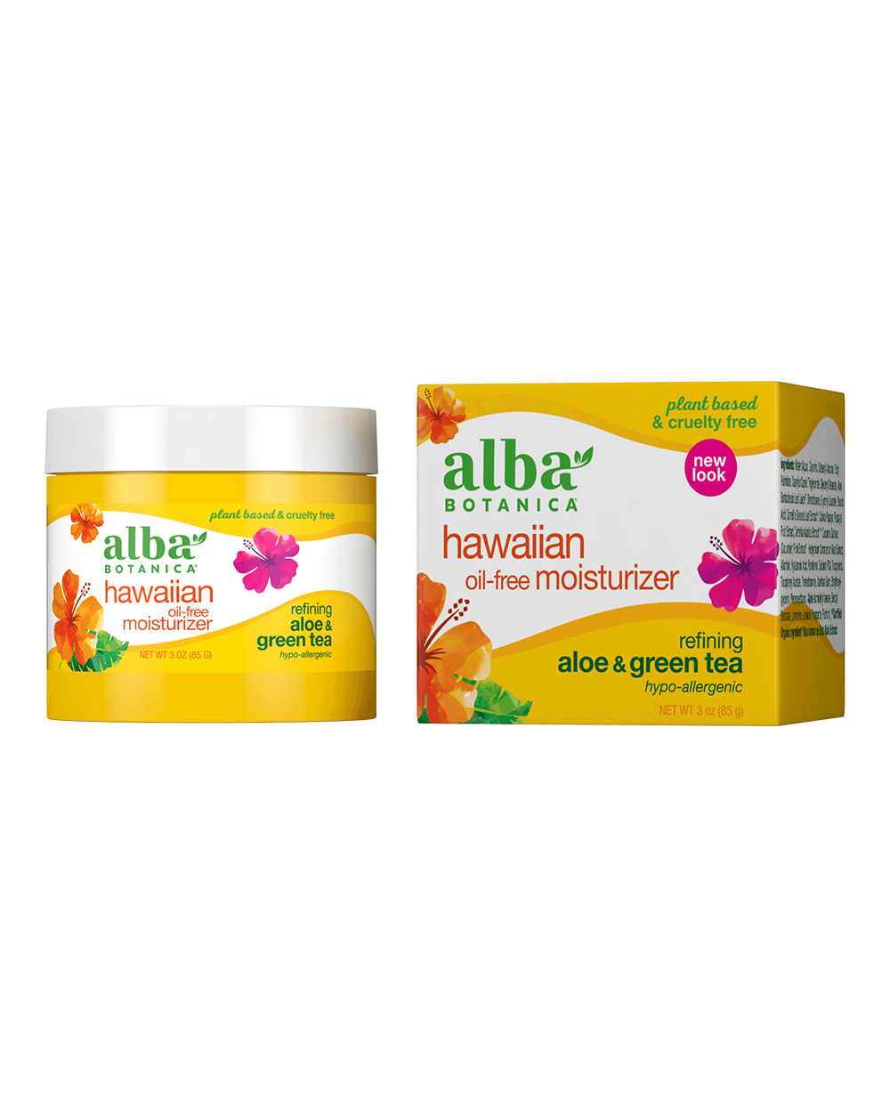 Alba Botanica Hawaiian Oil Free Moisturizer Refining Aloe & Green Tea