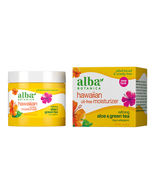 Alba Botanica Hawaiian Oil Free Moisturizer Refining Aloe & Green Tea