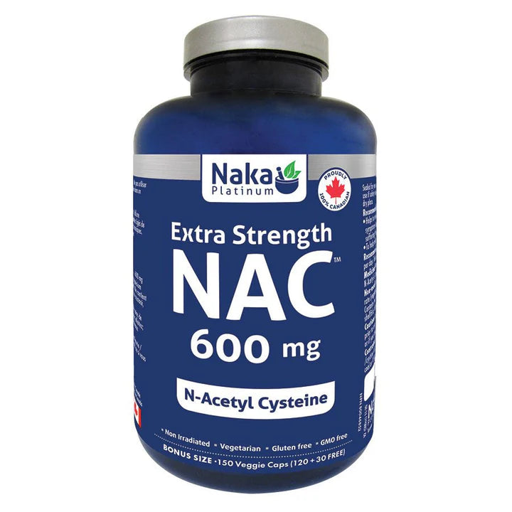 Naka NAC 600mg 150 Veg Capsules