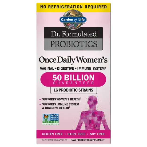 Dr. Formulated Probiotics Once Daily Women's Shelf-Stable 30 Capsules