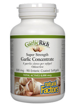 Natural Factors Garlic Rich Super Strength Garlic Concentrate 500mg